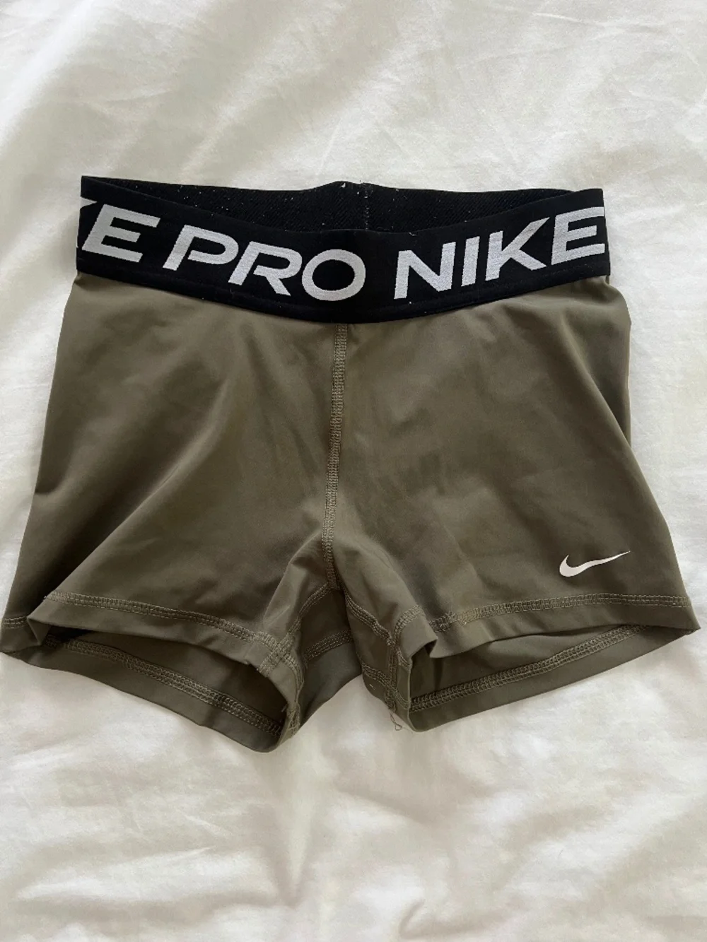Olive Nike Pro shorts